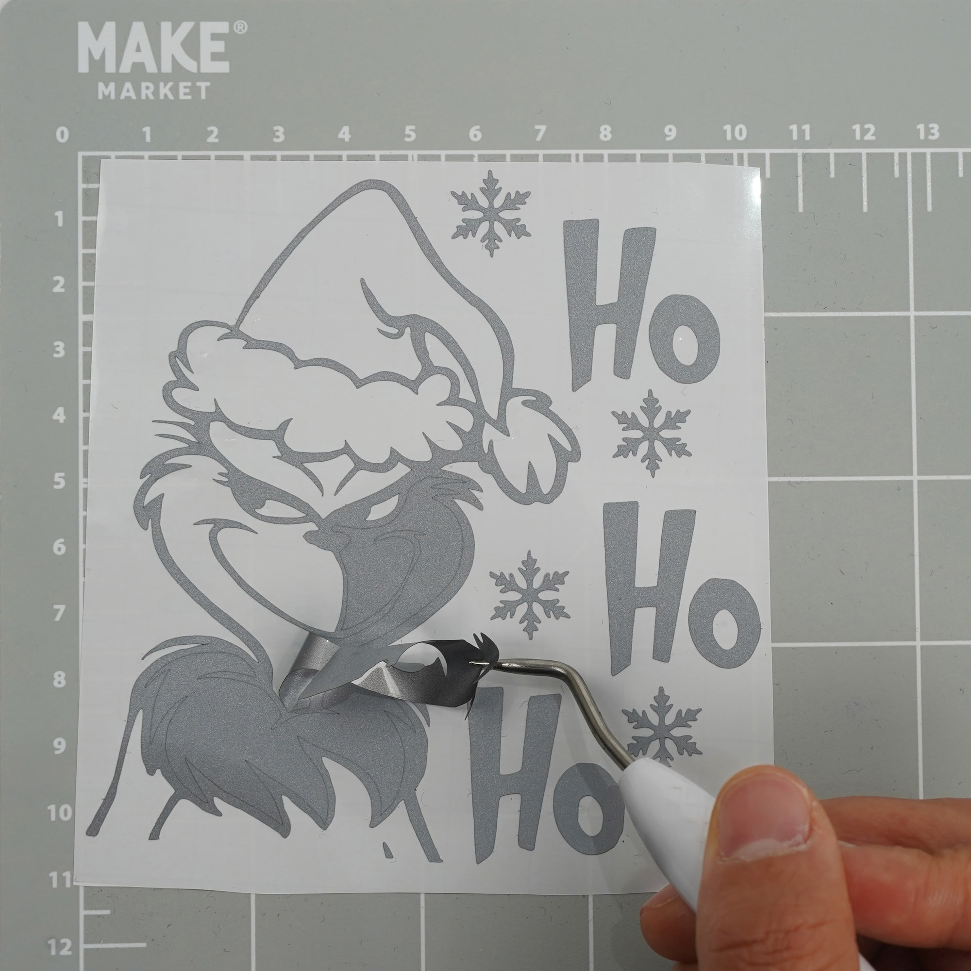 12 Pack: Reflective Silver Permanent Vinyl by Make Market®